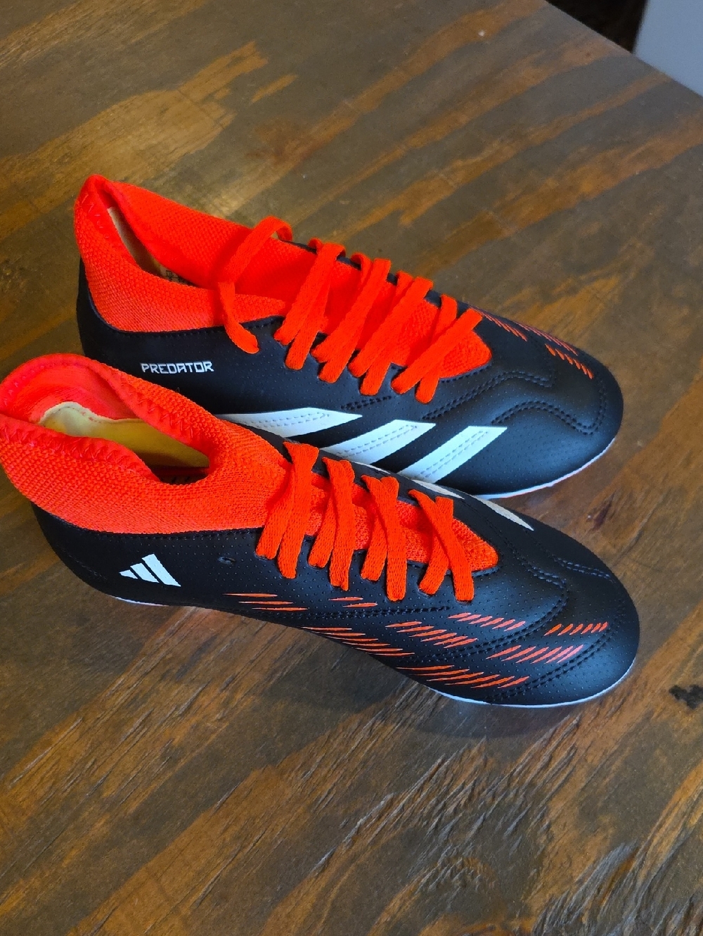 Adidas Kids' Predator Soccer Cleats - Black & Bright Red